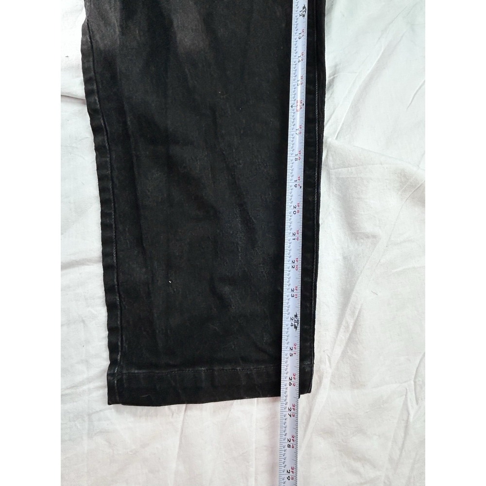 Vtg Madewell Overalls Black Tapered Size 12 Crisscross Zipper Side - Picture 7 of 13